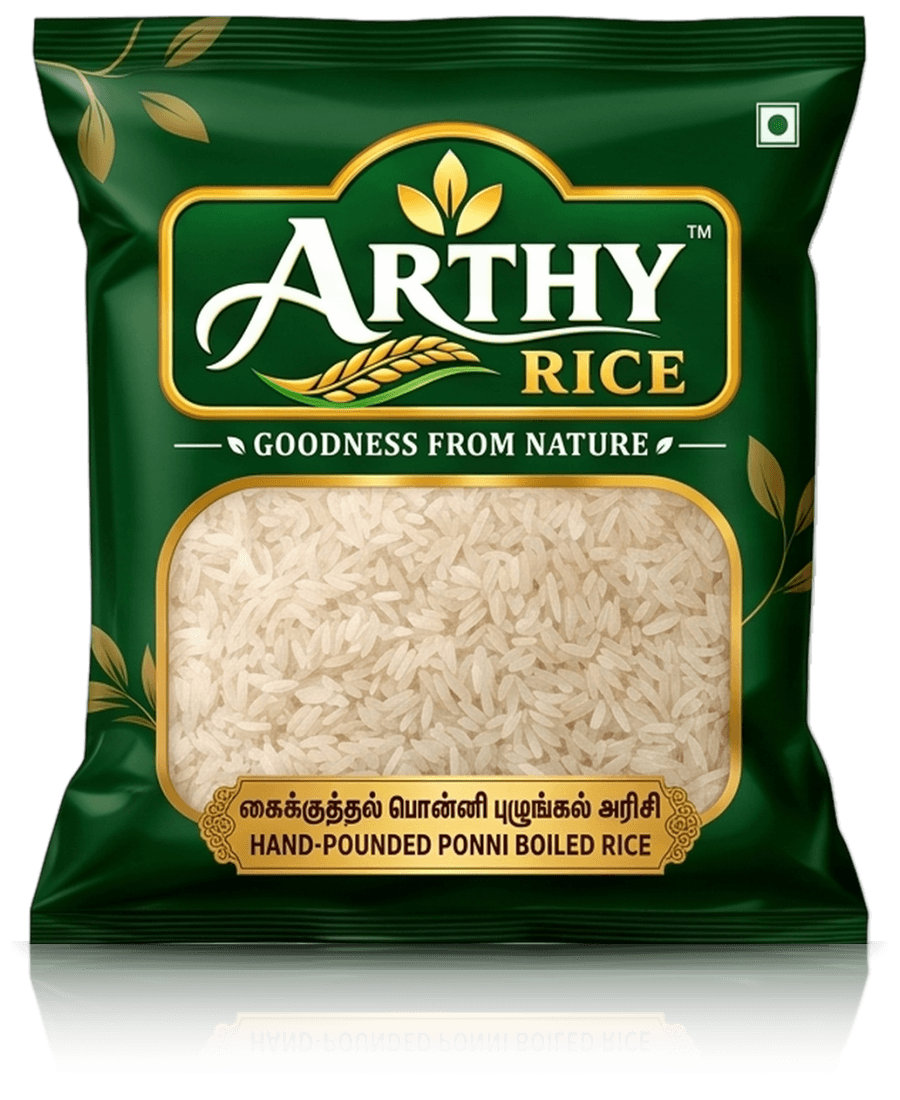 Hand-Pounded Ponni Boiled Rice